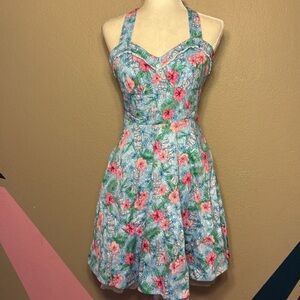 Floral Halter Dress